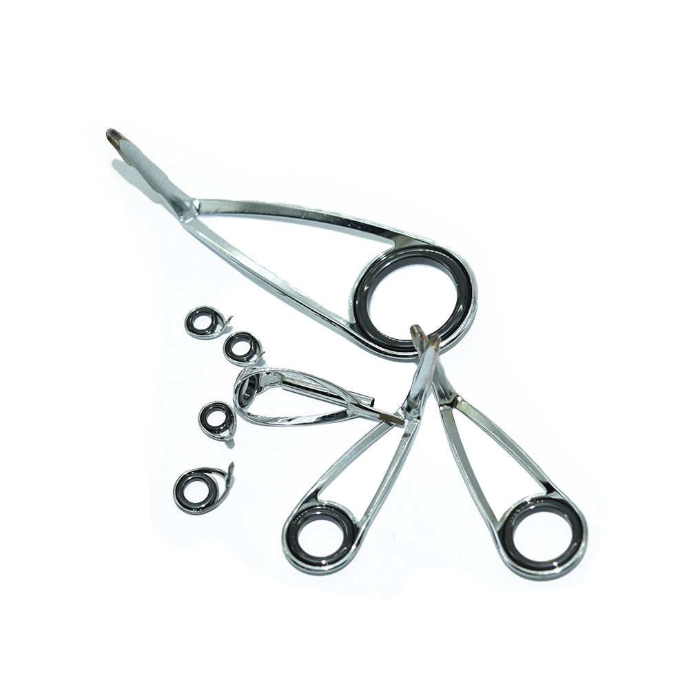 8pcs/Kit KLH Bracket Stainless - Fishing Rod Guide Replacement recension och pris